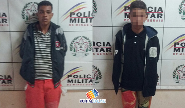 PM apreende menor e prende jovem de 19 anos por tráfico