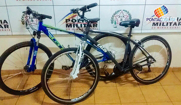 PM recupera bicicletas furtadas em academia de ginástica