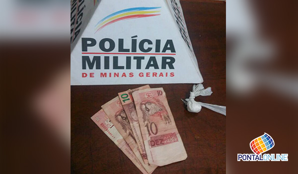 PM de Fronteira prende suspeito por vender pinos de cocaína