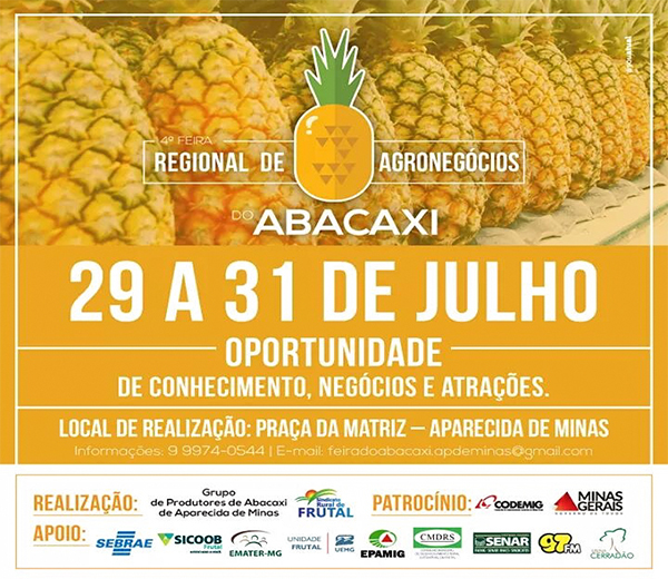 Feira Regional de Agronegócios do Abacaxi foi um sucesso