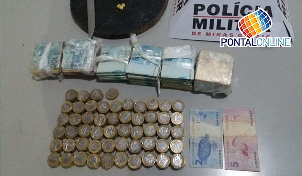 Jovem é detida com cerca de R$ 60 mil e drogas em Uberlândia