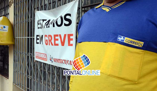 Trabalhadores dos correios iniciam greve contra a retirada de direitos da empresa