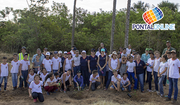 Alunos da Escola Odílio Fernandes participam de projeto de conscientização ambiental