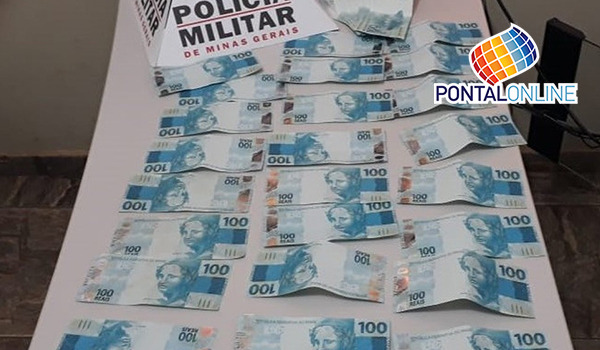Homem é detido em Fronteira com mais de R$ 3 mil em notas falsas