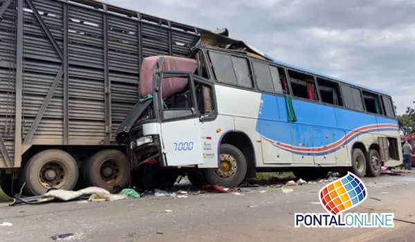 Acidente com mortes é registrado entre ônibus e caminhão na BR-365 em distrito de João Pinheiro