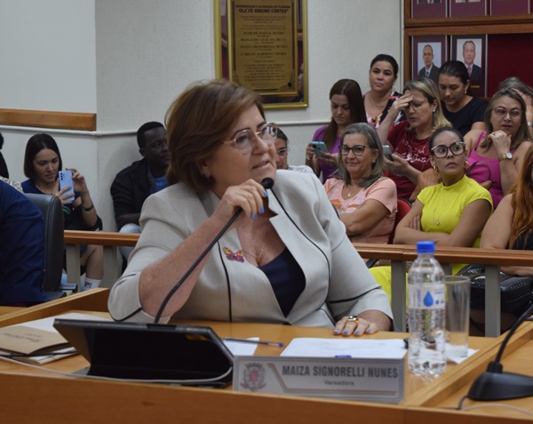 VEREADORA MAÍZA QUER PRÉDIO PÚBLICO COM NOME DA PROFESSORA TEREZINHA LAMOUNIER 