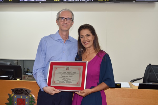 DR. CLARKSON FERREIRA É AGRACIADO COM O TÍTULO DE CIDADÃO HONORÁRIO DE FRUTAL 