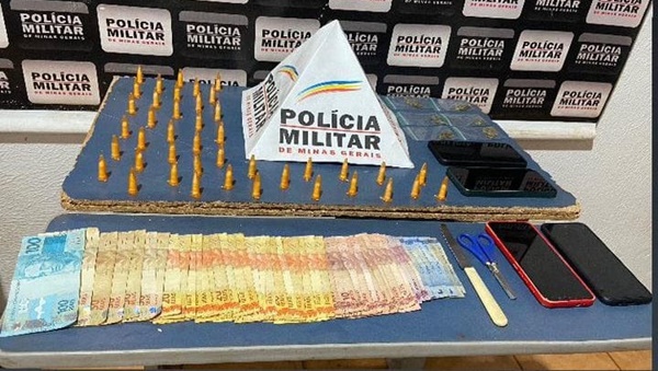 SUSPEITO DE TRAFICAR DROGAS É PRESO PELA POLÍCIA MILITAR EM FRUTAL